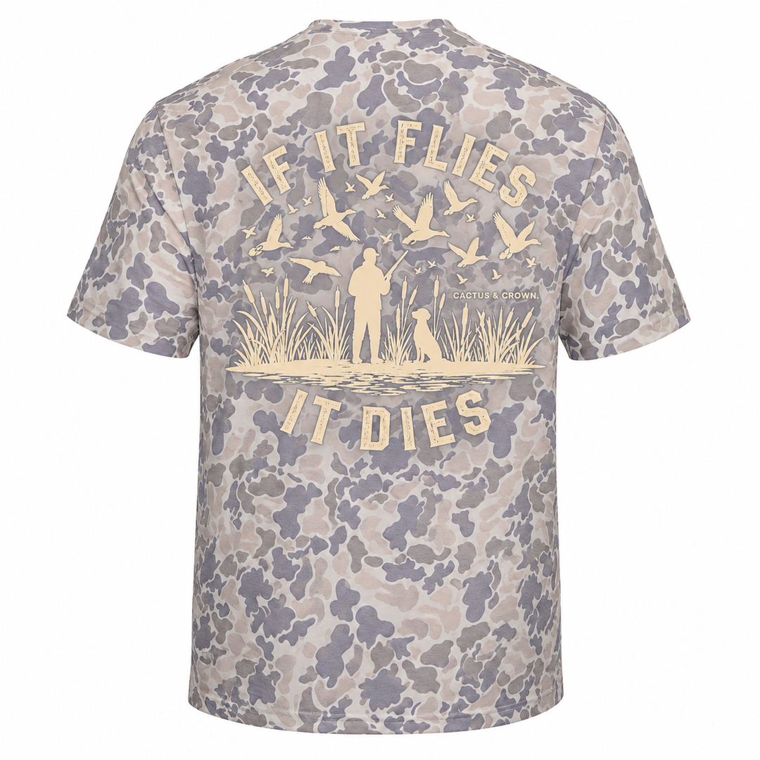 IF IT FLIES PERFORMANCE TEE